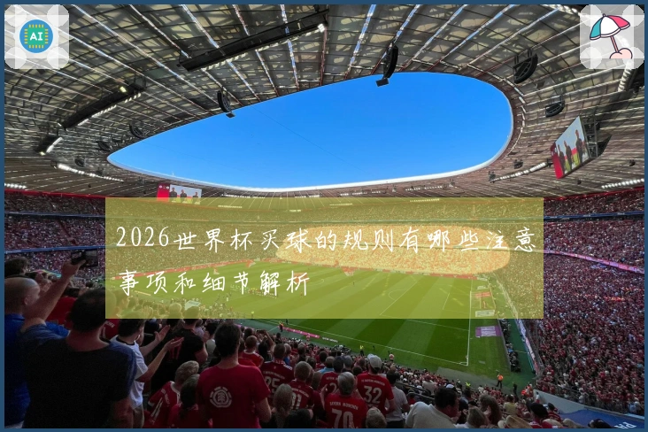 2026世界杯买球的规则有哪些注意事项和细节解析